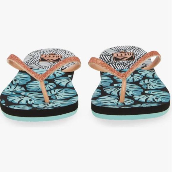 Reef Kids Stargazer Print 'Geo Palms' Flip Flop - Picture 5 of 11